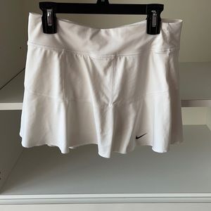 Nike White tennis skirt